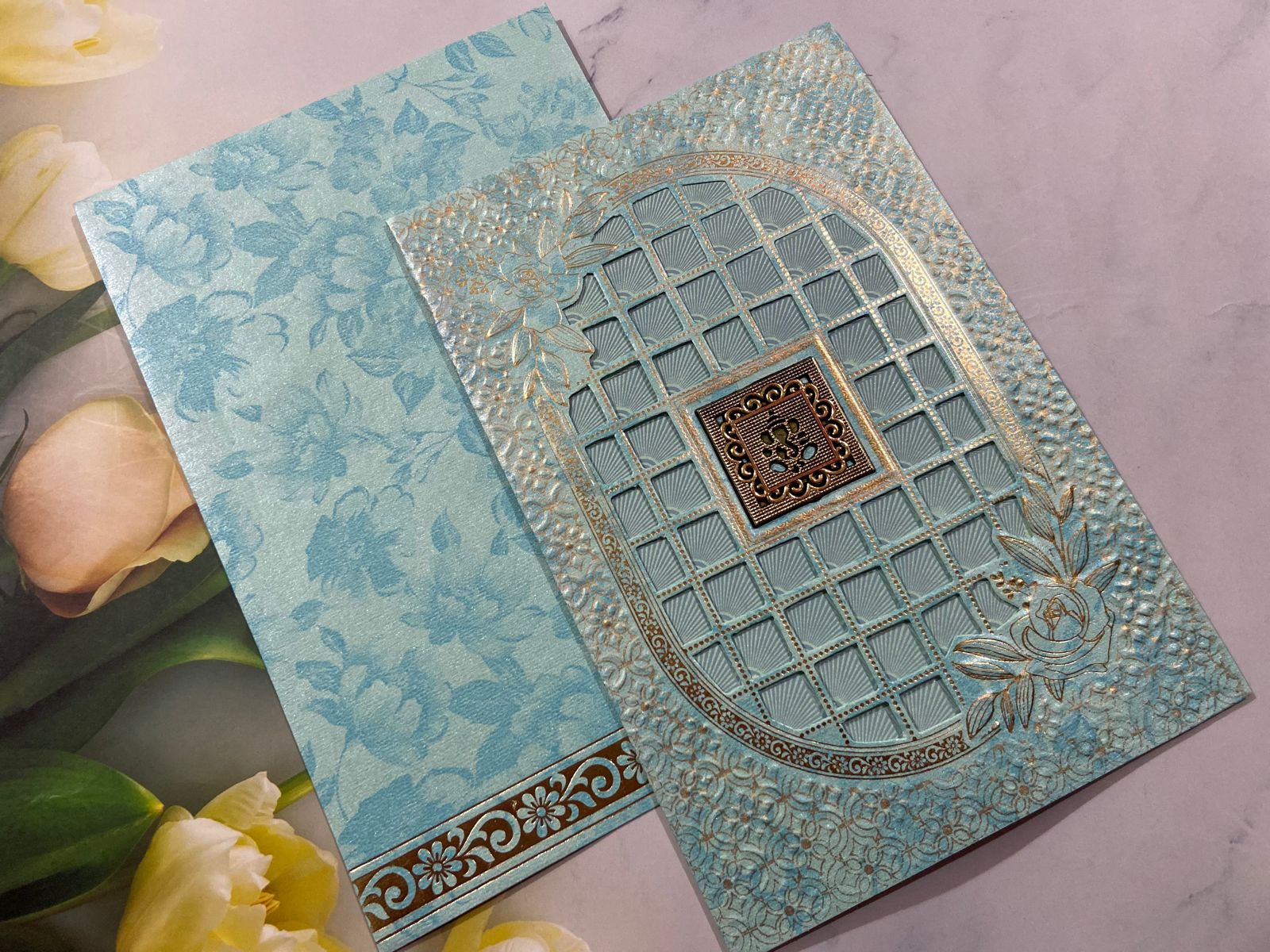 Gulshan Card Collection Designer Wedding Invitation Card (Pack of 50) 